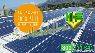 Medielettra da 10 anni insieme a SunPower