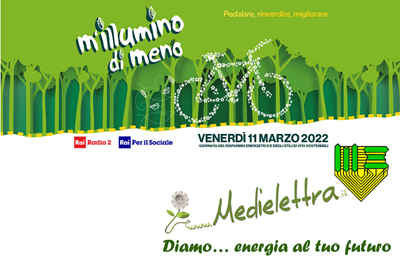 M’illumino di Meno 2022: Medielettra per il risparmio energetico