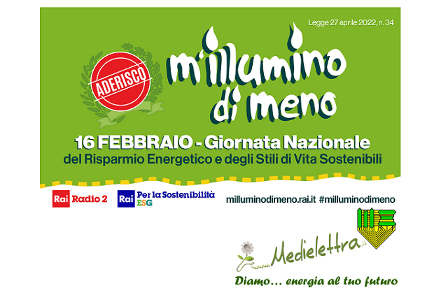 M’Illumino di Meno – Giornata del Risparmio Energetico 2023