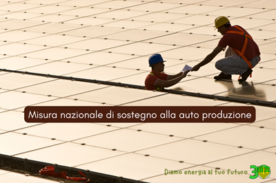 Sostegno per l’autoproduzione di energia da Fonti Rinnovabili nelle Pmi- FER